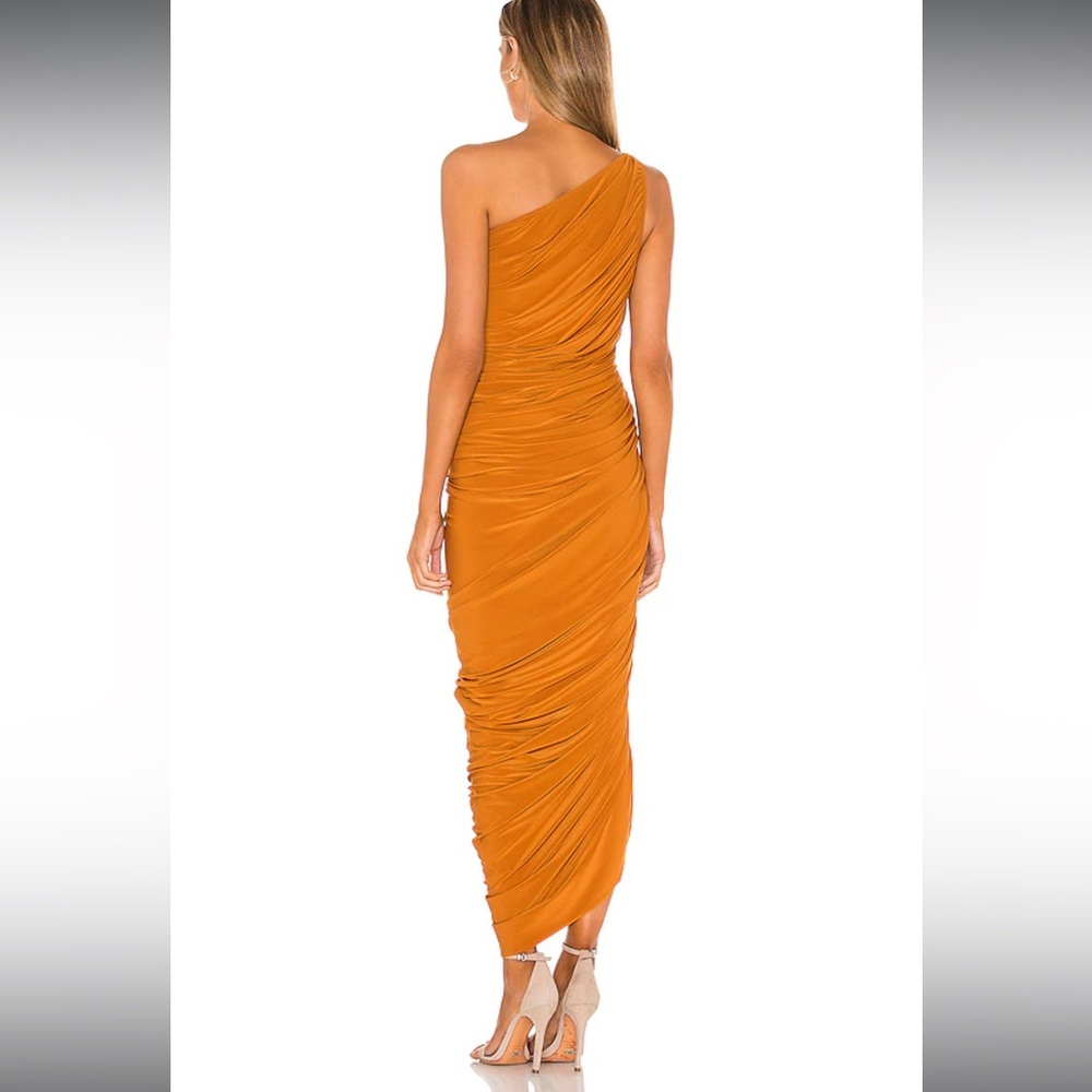 Norma Kamali Diana Gown Bronze - Picture 3 of 5